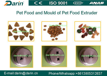 Ligne sèche d'extrudeuse d'aliment pour animaux familiers de chien/chat/d'oiseaux/machine 380V 80kw de fabrication