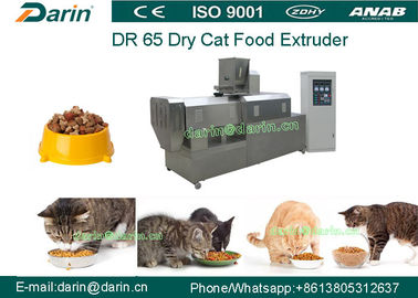 Chaîne de fabrication machine d'aliments pour chats de vis complètement automatique de double d'aliments pour chiens