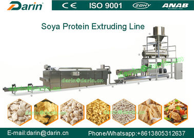 Darin a donné à la chaîne de fabrication une consistance rugueuse CE de machine d'extrudeuse du soja approuvé avec 150kg/hr