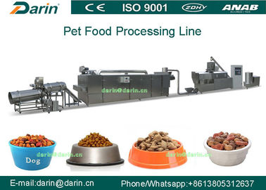 Chaîne de production automatique professionnelle d'extrudeuse d'aliment pour animaux familiers de chien avec du CE