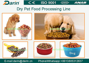 Aliment pour animaux familiers faisant le produit alimentaire de ligne/nourriture pour poissons rayer/aliments pour chiens commerciaux faisant la machine