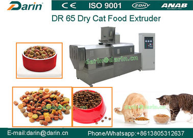 Ligne de production à la machine d'extrudeuse de nourriture d'animal de compagnie d'aliments pour chiens