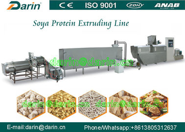 Ligne continue et automatique de machine de production à la machine d'extrudeuse du soja de texture