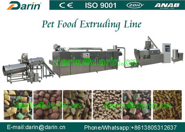 Machine d'aliments pour chats de l'acier inoxydable 304/machine sèche d'extrudeuse de casse-croûte d'animal familier