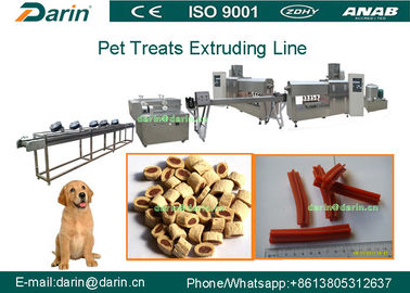 Poursuivez la chaîne de fabrication dentaire d'aliment pour animaux familiers d'équipement/d'extrudeuse d'aliment pour animaux familiers de bâton