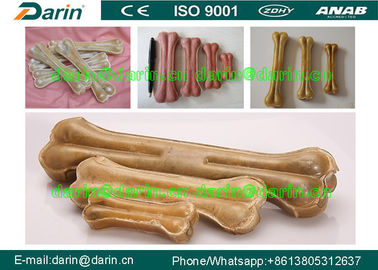 L'os de chien opération manuelle/automatique faisant la machine pour le chien traite l'os de cuir vert