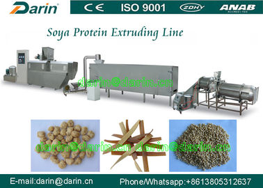 Ligne à matière grasse naturelle standard de production de matériel d'extrudeuse du soja de la CE ISO9001