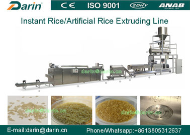 Ligne de expulsion de machine d'extrudeuse de casse-croûte/riz artificiel avec du CE
