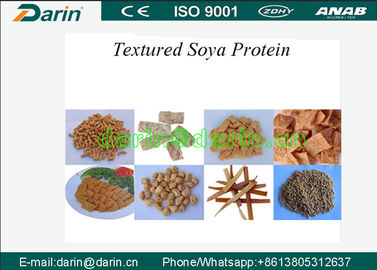 Protéine du soja/viande texturisées complètement automatiques du soja faisant l'acier 304 de Stanless de machine
