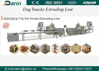 L'animal familier traite/aliment pour chiens faisant la machine/l'extrudeuse aliments pour chiens avec le PLC et l'écran tactile