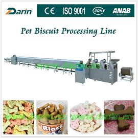 Diverse chaîne de production de biscuit d'acier inoxydable de forme de moule d'extrudeuse automatique d'aliment pour animaux familiers