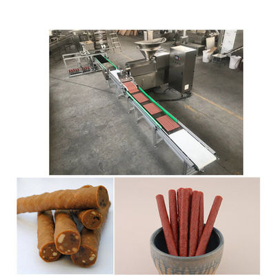 Chaîne de fabrication de viande complètement automatique travail d'aliment pour animaux familiers de bande d'économie de catégorie comestible de réunion