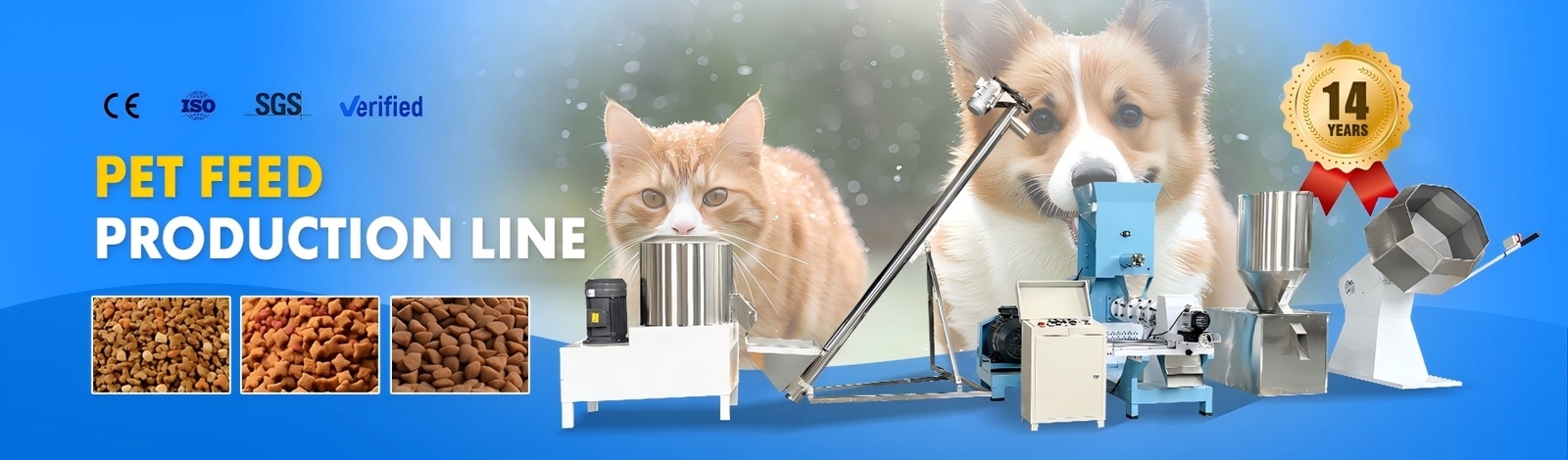 Extrudeuse d'aliment pour animaux familiers
