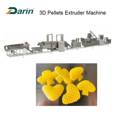 3D granule la machine 100-150kg/Hr d'extrudeuse de casse-croûte de friteuse