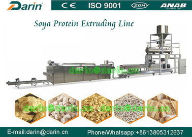Chaîne de fabrication du soja de machine texturisée d'extrudeuse avec 150kg par heure