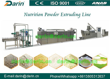 chaîne de fabrication du riz 150kg/hr de poudre de nourriture de machine nutritionnelle d'extrudeuse