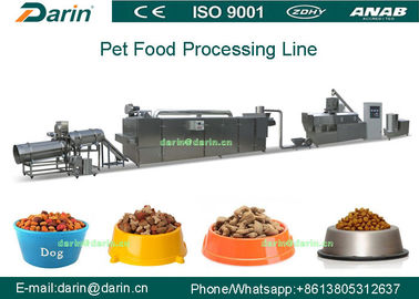 Chaîne de fabrication d'extrudeuse sèche d'aliment pour animaux familiers/machine extrudeuse d'animal familier