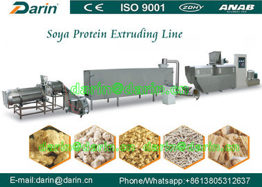 Machine végétale d'extrudeuse de nourriture de chunck du soja de TSP du certificat TVP de la CE