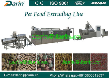 Équipement entièrement continu et automatique 1ton -3 ton/h d'extrudeuse d'aliment pour animaux familiers de poissons/chien