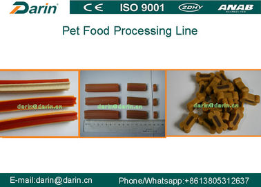 Extrudeuse d'aliment pour animaux familiers d'acier inoxydable de catégorie comestible/aliments pour chiens, machines d'aliment pour animaux familiers