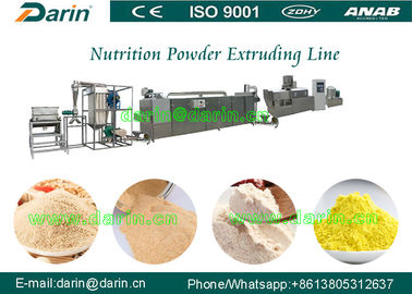 Machine automatique d'extrudeuse de nourriture, chaîne de production nutritionnelle infantile de poudre