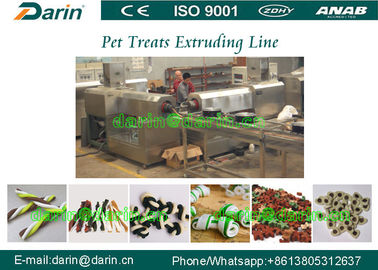 Ligne de expulsion de casse-croûte de soins dentaires d'extrudeuse d'aliments pour chiens de catégorie comestible