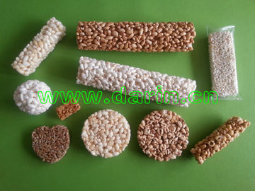 Barre gonflée de riz/arachide de sucrerie faisant la machine de machine, continue et automatique de granola de barre