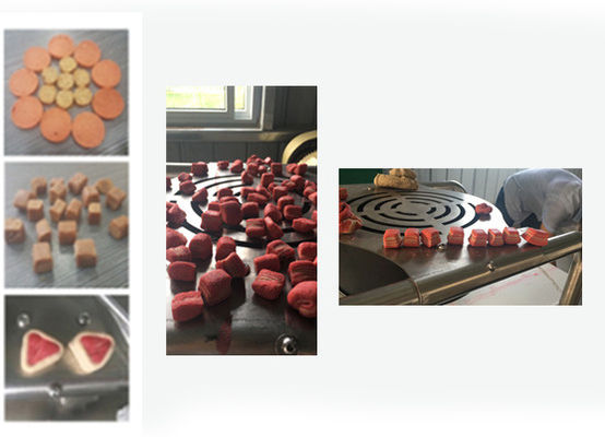 Produits délicieux / ligne de transformation des aliments pour animaux de compagnie / machine à extruder à froid les aliments pour animaux de compagnie
