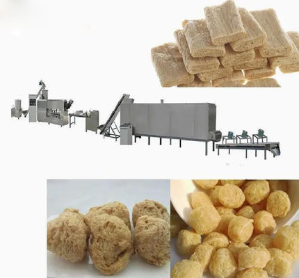 Ligne de traitement de la machine d'extrusion de soja texturée homologuée CE avec 150 kg/h