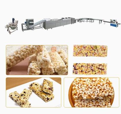 Machine à découper les cacahuètes Chikki en acier inoxydable / ligne de découpe de barres de bonbons de céréales