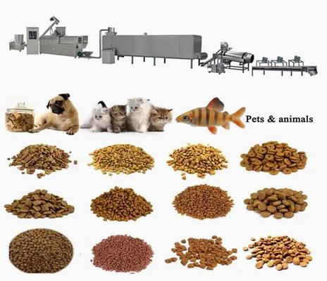Ligne de production d'aliments pour chiens à pellet plus sains SUS304 Extrudeuse flottante pour aliments pour poissons