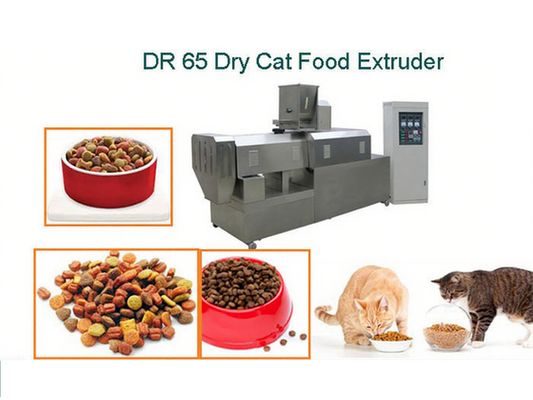 Ligne de production d'aliments pour chiens à pellet plus sains SUS304 Extrudeuse flottante pour aliments pour poissons