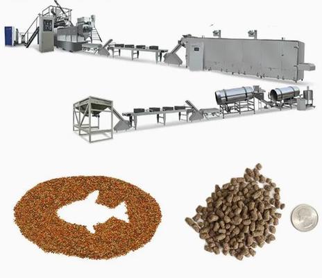 Ligne de production d'aliments pour chiens à pellet plus sains SUS304 Extrudeuse flottante pour aliments pour poissons
