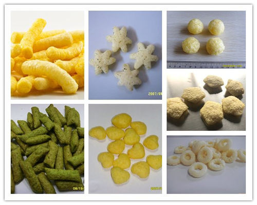 Chaîne de production jumelle de casse-croûte de maïs d'anneau d'oignon de machine d'extrudeuse de nourriture de vis avec du CE approuvé