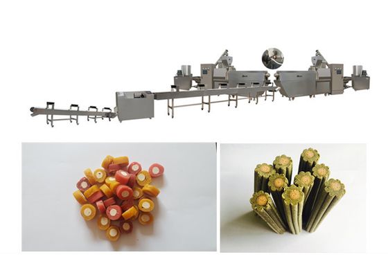 Chien de festin d'animal familier de moteur de Siemens mâchant l'acier inoxydable de machine d'extrudeuse de casse-croûte