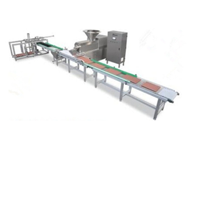Chaîne de production simple d'acier inoxydable de vis de viande d'extrudeuse d'aliment pour animaux familiers SUS304 de barre d'extrusion froide automatique d'entrée