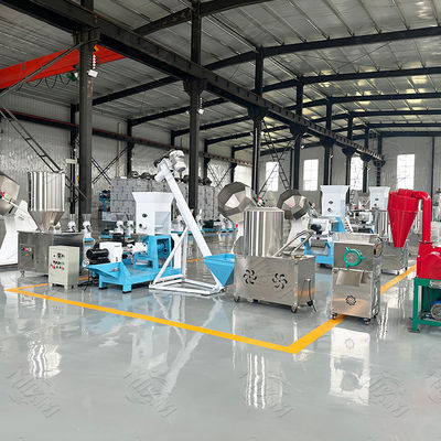 Machine d'extrusion d'aliments pour chiens préférés pour animaux de compagnie, entièrement automatique, en acier inoxydable, 100-300 kg/h