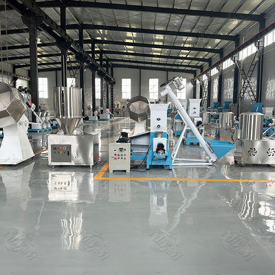 Machine d'extrusion d'aliments pour chiens préférés pour animaux de compagnie, entièrement automatique, en acier inoxydable, 100-300 kg/h