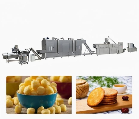 Grande ligne de production alimentaire de machine d'extrudeuse de souffle de casse-croûte de maïs de capacité