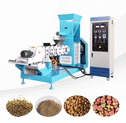Pêchez l'alimentation, équipement automatique d'extrusion d'aliments pour animaux de certificat de la CE de machine d'extrudeuse d'aliment pour animaux familiers