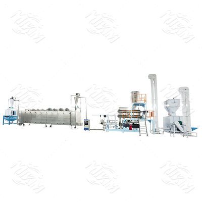 Machine de flottement d'extrudeuse d'alimentation de poissons d'extrudeuse automatique continue d'aliment pour animaux familiers avec la double vis