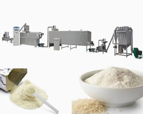 chaîne de fabrication du riz 150kg/hr de poudre de nourriture de machine nutritionnelle d'extrudeuse