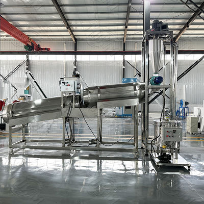 La machine sèche d'extrudeuse de nourriture pour poissons d'animal familier de moteur allemand/chaîne de fabrication avec du CE a approuvé