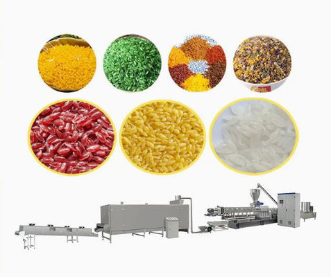 Ligne de expulsion de machine d'extrudeuse de casse-croûte/riz artificiel avec du CE
