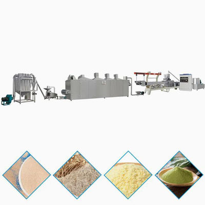 Expulsion pré - machine gélatinisée d'extrudeuse de nourriture pour bébés pour la poudre de nutrition