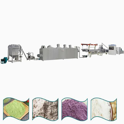 Machine nutritionnelle d'extrudeuse de nourriture de poudre de bébé, double machine de boudineuse à vis