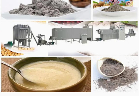 Machine d'expulsion de nourriture de poudre de riz de bébé/chaîne de production nutritionnelles