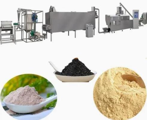 Matériel automatique d'acier inoxydable de rendement élevé avec de diverses formes de ligne expulsée d'extrusion de vis de jumeau de nourriture