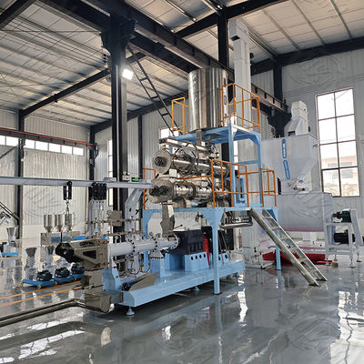 Équipement sec d'extrudeuse d'aliment pour animaux familiers de vis de jumeau d'acier inoxydable pour le chien, oiseaux