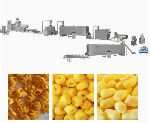 Chaîne de fabrication du granule 3D de rendement élevé de casse-croûte de machine automatique d'extrudeuse